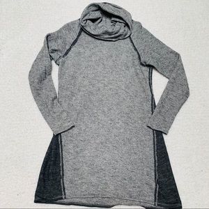 Kuhl cowl neck nova dress wool blend long sleeve